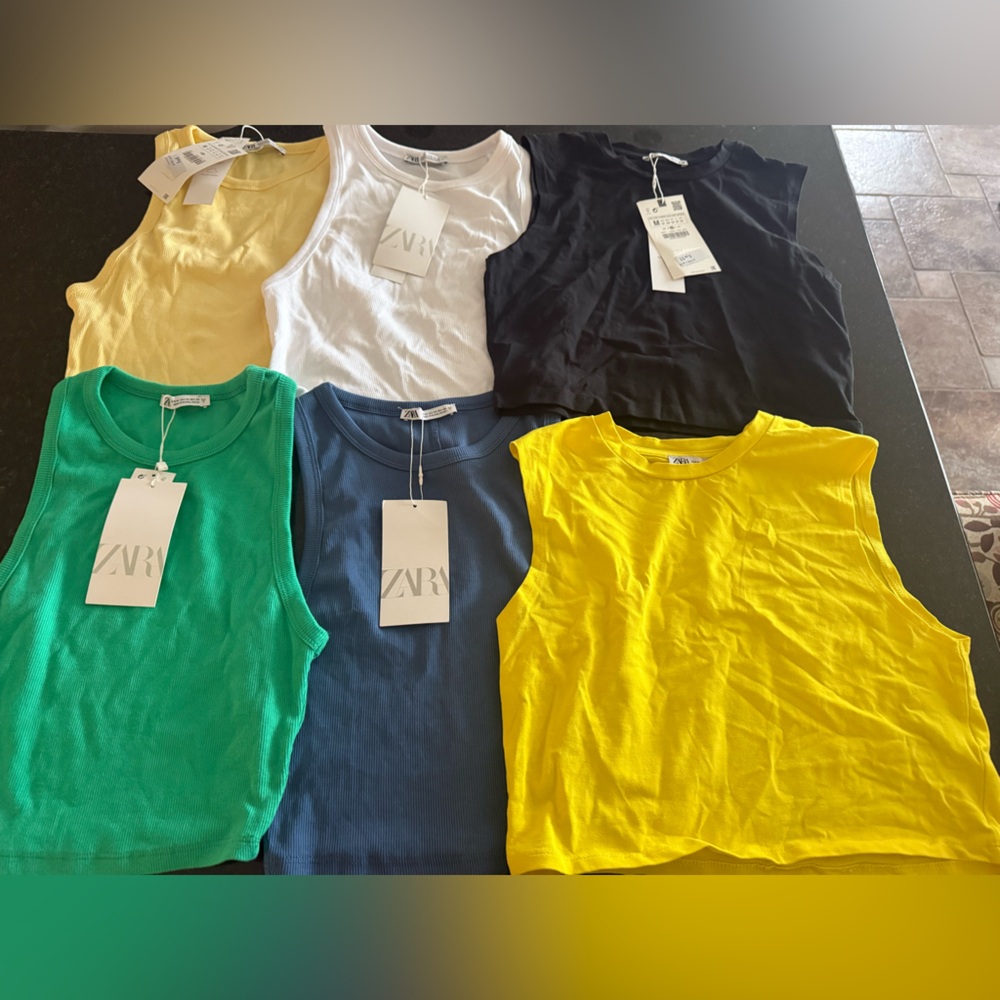 NWT Zara women’s tanks - Selling as a lot of 6 Size Medium